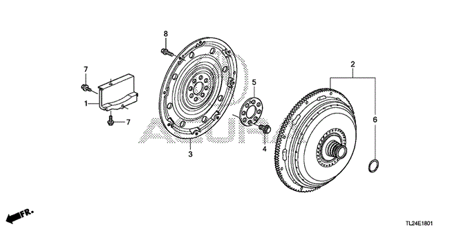 TSX SEDAN TORQUE CONVERTER (V6)