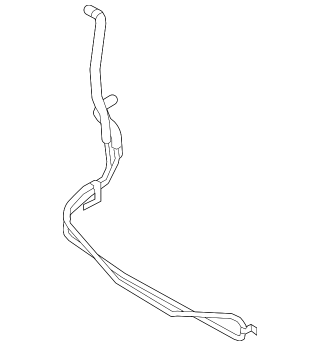 57550-2J400 Деталь POWER STEERING COOLER TUBE