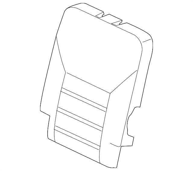 89360-C6500C62 SEAT BACK COVER, LEFT