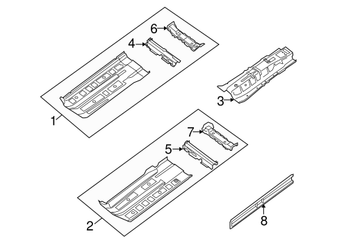 Altima FLOOR & RAILS