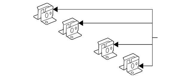 4645977AB Деталь PIVOT BRACKET, LEFT