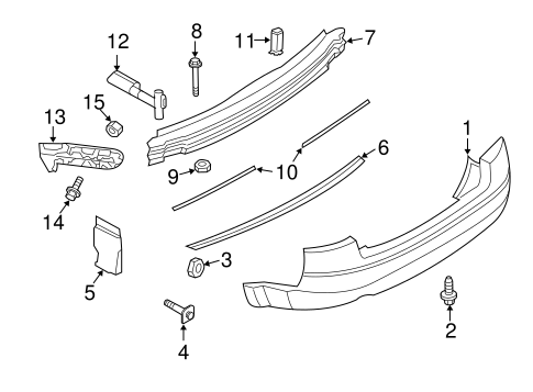S4 BUMPER & COMPONENTS - REAR