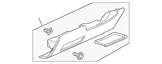 15947133 Деталь KNEE BOLSTER