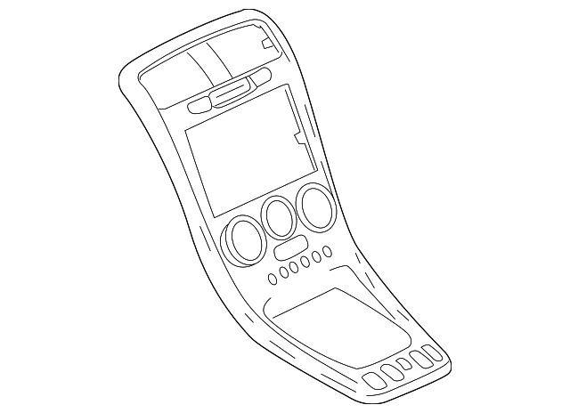 15943145 Деталь CENTER BEZEL