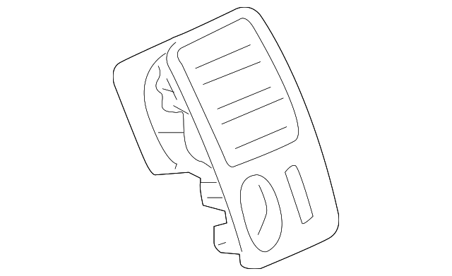 15796071 Деталь VENT GRILLE, LEFT