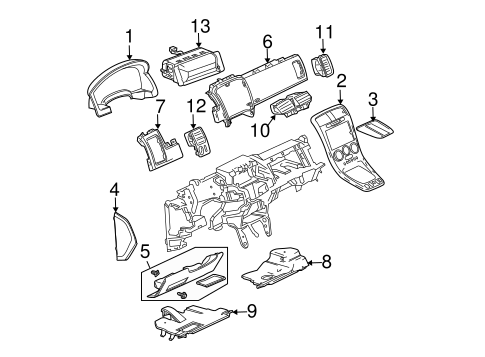 Equinox INSTRUMENT PANEL COMPONENTS