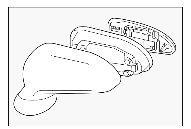 7632A388YA Деталь MIRROR ASSY, RIGHT