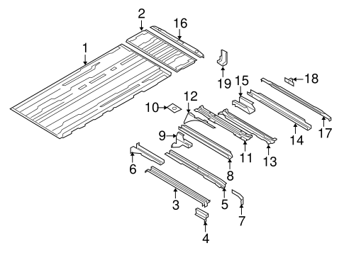 E-150 REAR FLOOR & RAILS 3