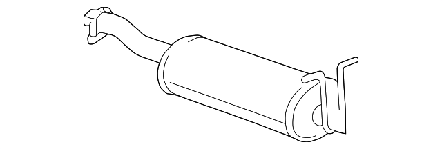 3L7Z5230AA Деталь MUFFLER W/TPIPE