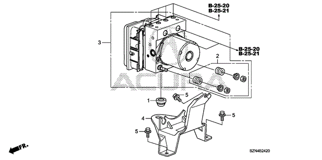 CHASSIS/VSA MODULATOR for 2013 Acura ZDX #1