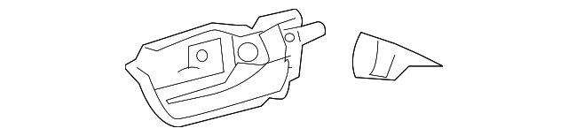 69206-33121-C0 HANDLE, INSIDE, LEFT