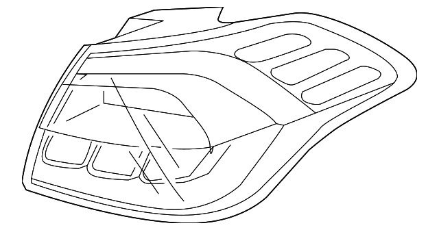 92410-A7430 Деталь LENS & HOUSING, LEFT