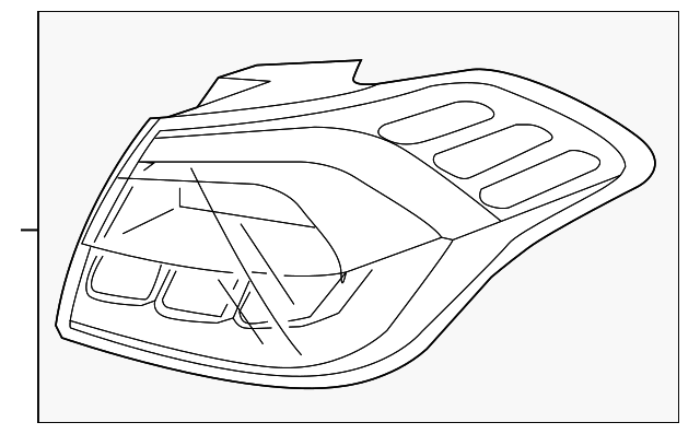 92401-A7430 Деталь COMBO LAMP ASSY, LEFT
