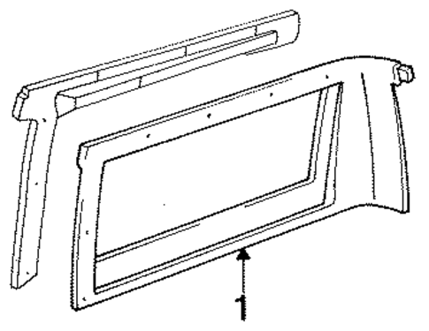 B150 INTERIOR TRIM - SIDE PANEL 2