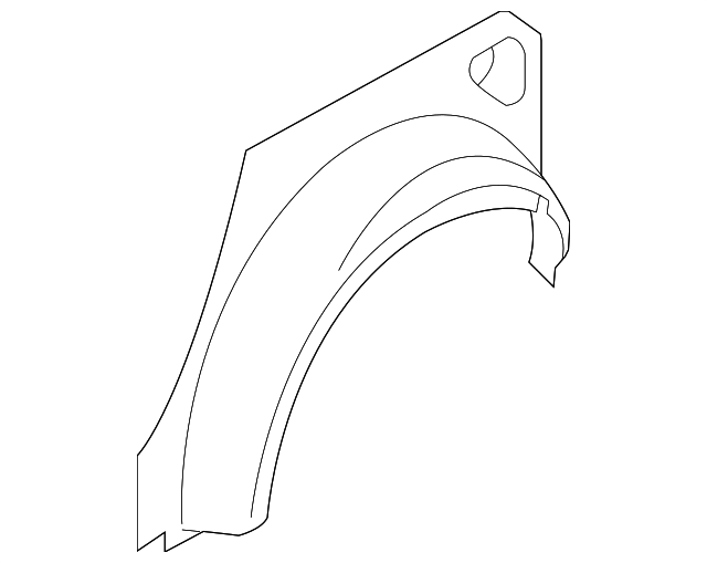 51560FG0519P Деталь OUTER WHEELHOUSE, LEFT