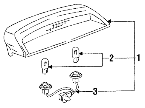 ES300 HIGH MOUNTED STOP LAMP