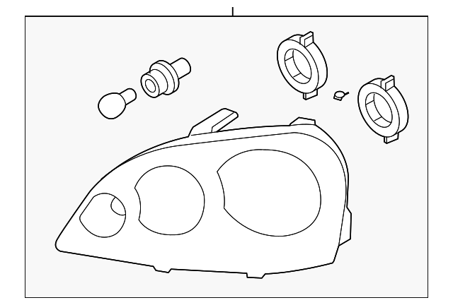3510085Z10 Деталь HEADLAMP ASSY, RIGHT