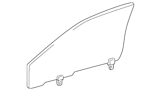 68110-52090 Деталь DOOR GLASS, RIGHT