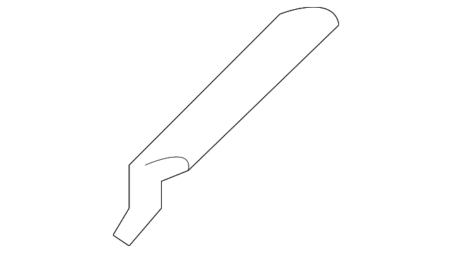72796CR911 Деталь REVEAL MOLDING CLIP, LEFT