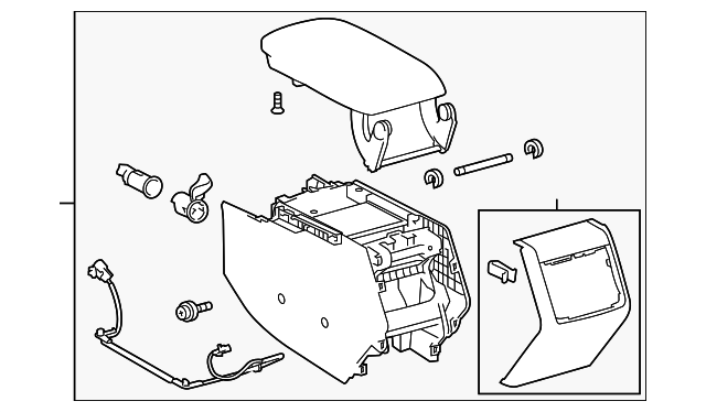58810-07083-20 Деталь CENTER CONSOLE