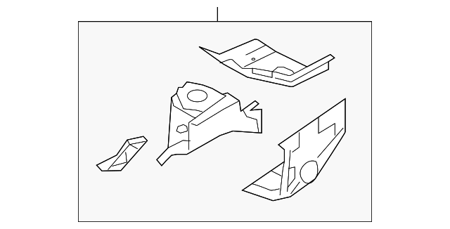 8L8Z-16054-B Деталь APRON ASSY, RIGHT
