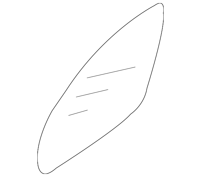 ZZC1-69-1G7A Деталь MIRROR GLASS, LEFT