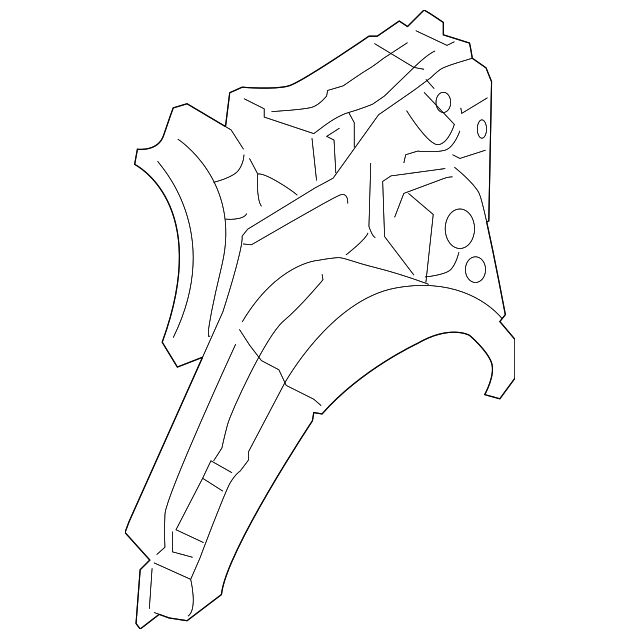 71610-3L101 Деталь INNER QTR PANEL, LEFT