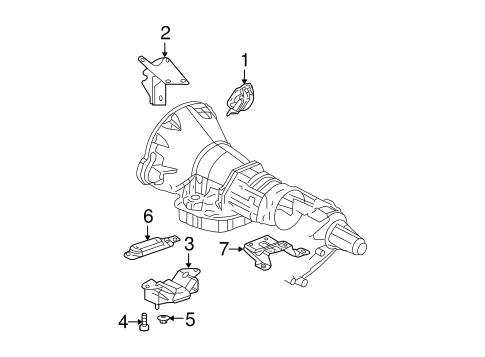 Ram 3500 ENGINE & TRANS MOUNTING 2