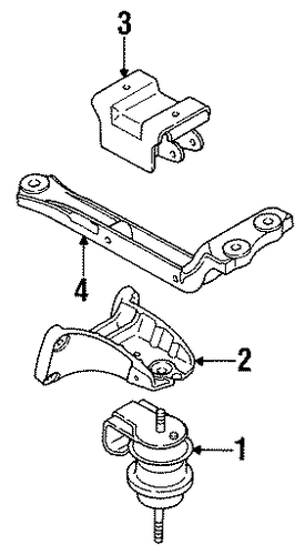929 ENGINE & TRANS MOUNTING