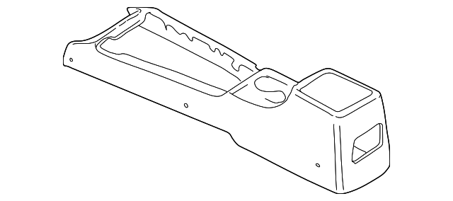 84611-2D100-TK Деталь CONSOLE BODY