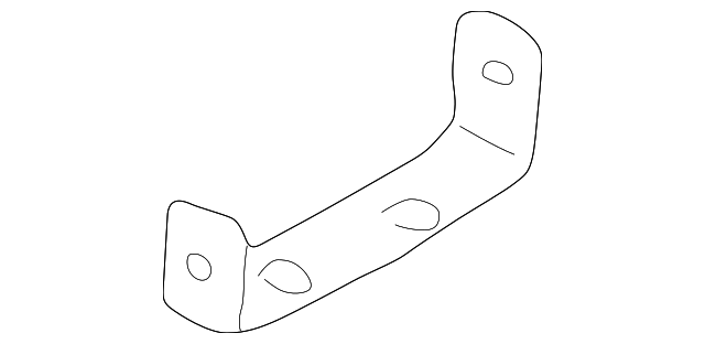 84618-2D000 Деталь CONSOLE BODY REAR BRACKET