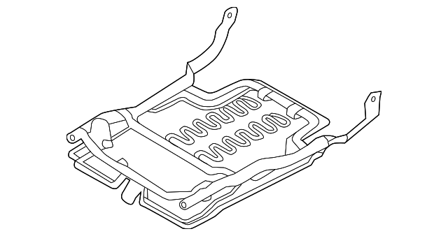 89351-1JA0D Деталь CUSHION FRAME, LEFT