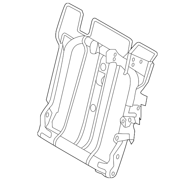 89651-1JA0D Деталь SEAT BACK FRAME, LEFT