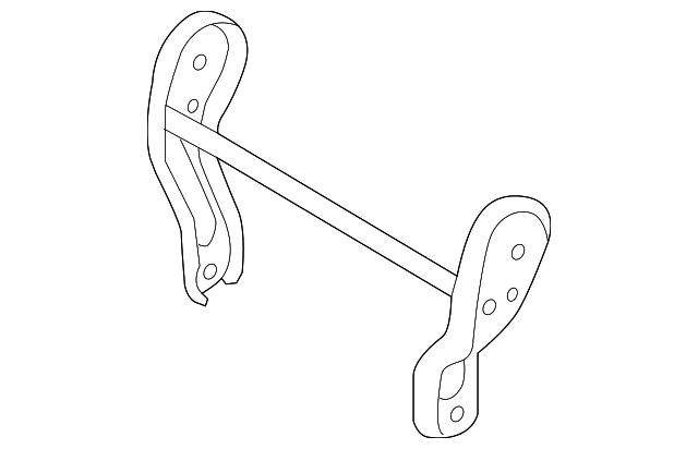 89381-1JA0D Деталь SEAT FRAME, LEFT