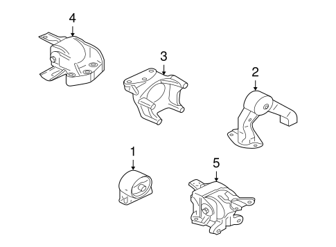 Outlander ENGINE & TRANS MOUNTING 2