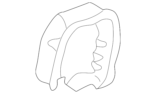 GG2A57989 Деталь RETRACTOR COVER, LEFT