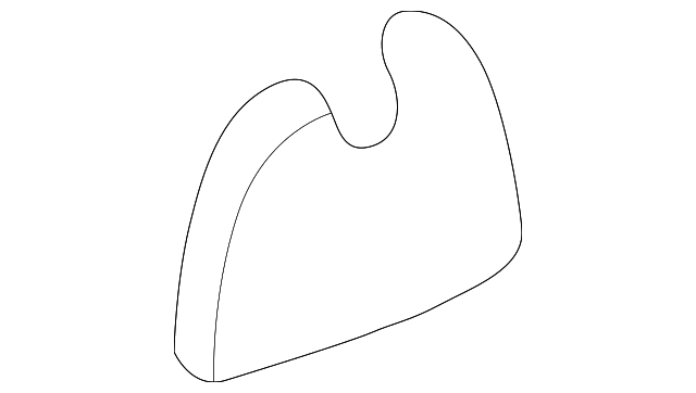 GA7B-57-631-29 Деталь BELT & RETRACTOR UPPER COVER, LEFT