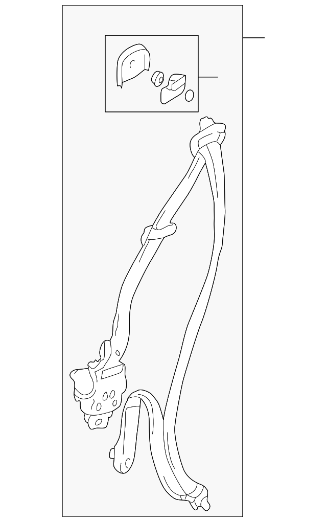 GG2A-57-690B-80 Деталь BELT & RETRACTOR, LEFT