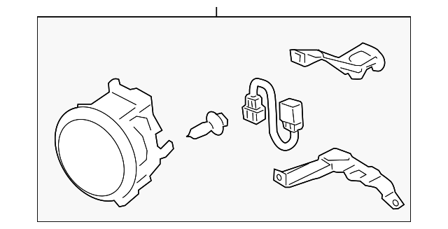 92201-1U000 Деталь FOG LAMP ASSY, LEFT