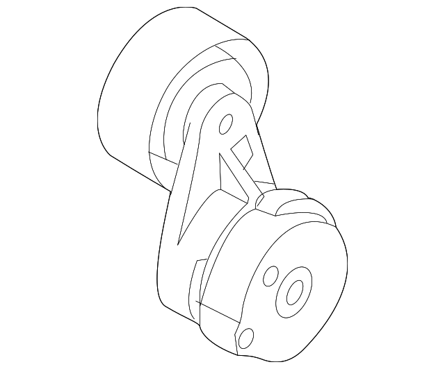 25281-2B030 Деталь TENSION PULLEY