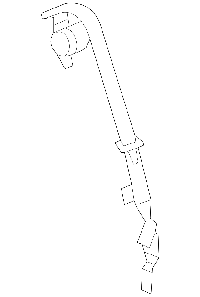 19210381 Деталь CENTER SEAT BELT