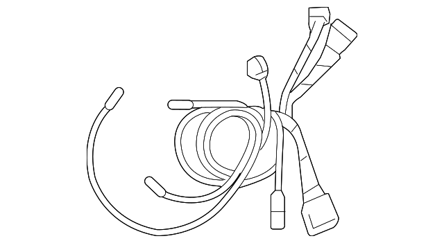 3W4Z14A411AA Деталь WIRE HARNESS