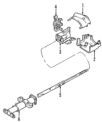 Colorado STEERING COLUMN