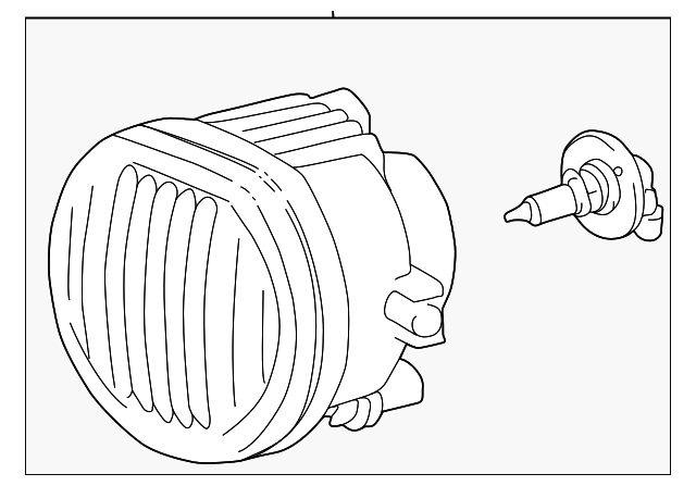 81210-01011 Деталь FOG LAMP, RIGHT