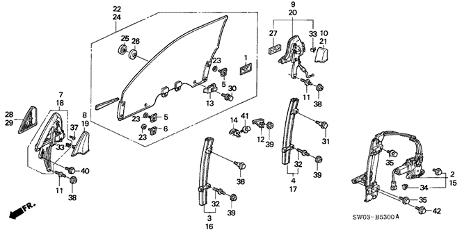 NSX DOOR WINDOWS