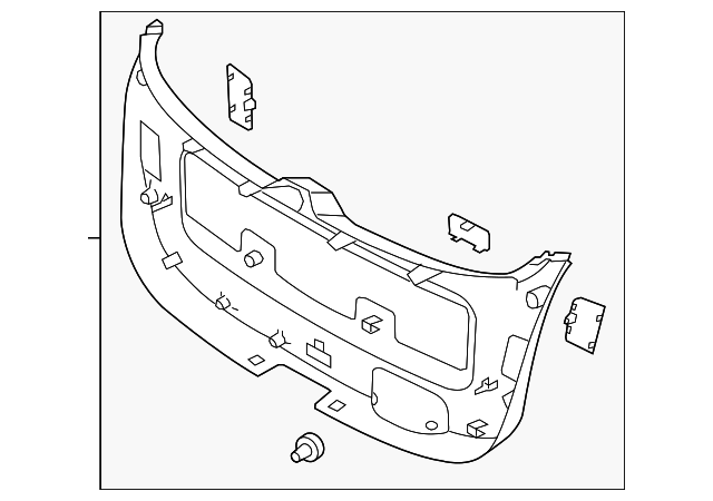 81750-1U000H9 Деталь LIFT GATE TRIM