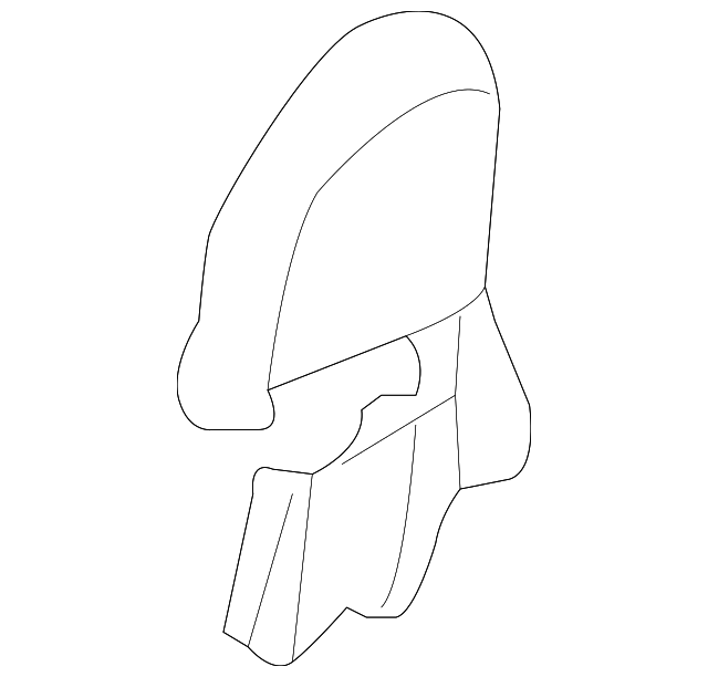 88446ZQ11B Деталь INNER COVER, RIGHT