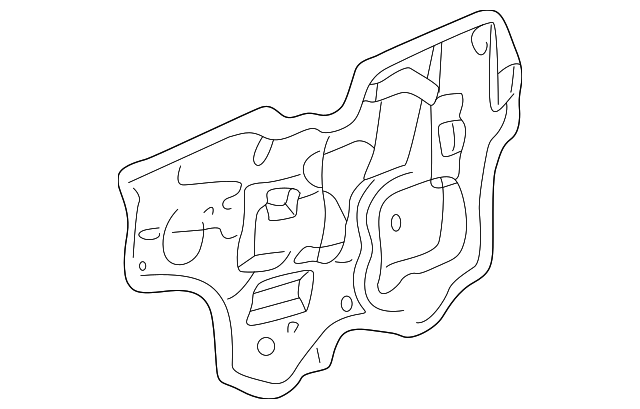 25668883 WATER DEFLECTOR, LEFT