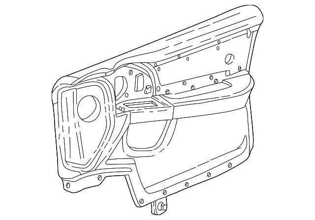 89039002 DOOR TRIM PANEL, LEFT