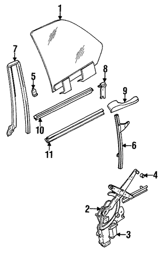 Cabrio GLASS & HARDWARE